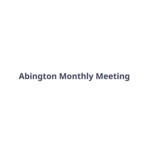 Abington Monthly Meeting Logo
