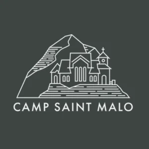 St. Catherine of Siena Chapel (Chapel on the Rock) at Camp Saint Malo Logo